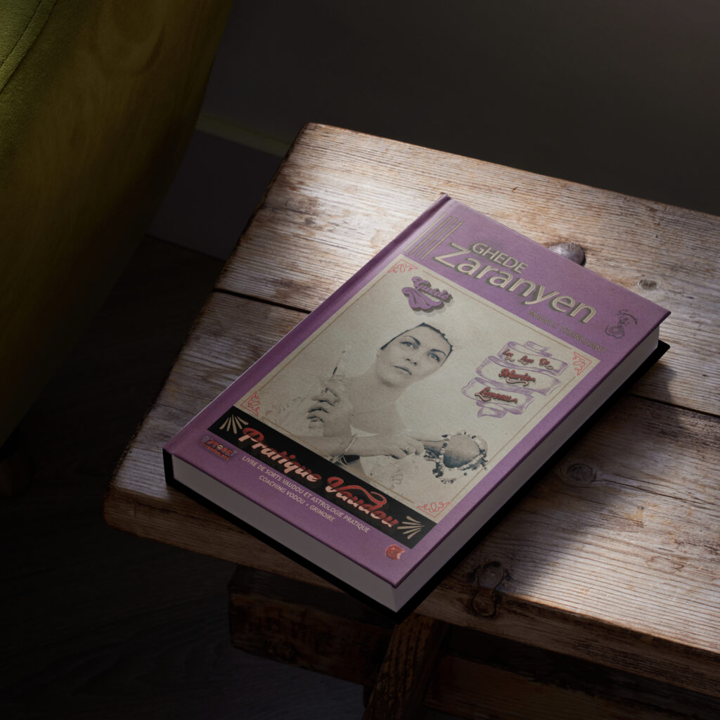 Couverture du livre Ghédé Zaranyen visible sur un mockup