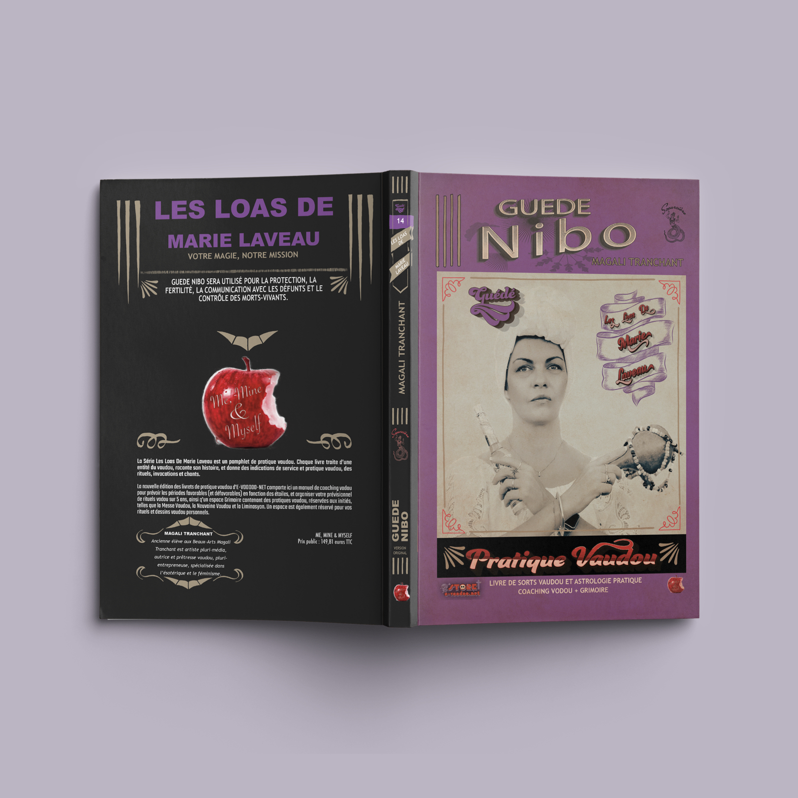 Dos du livre Guede Nibo par Magali Tranchant – Me Mine Myself