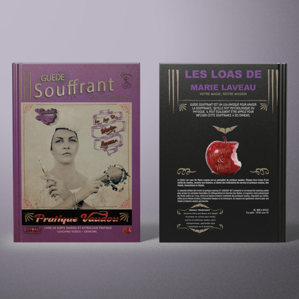 Livre Guédé Souffrant de Magali Tranchant, éditions Me, Mine & Myself, couverture et pages couleur