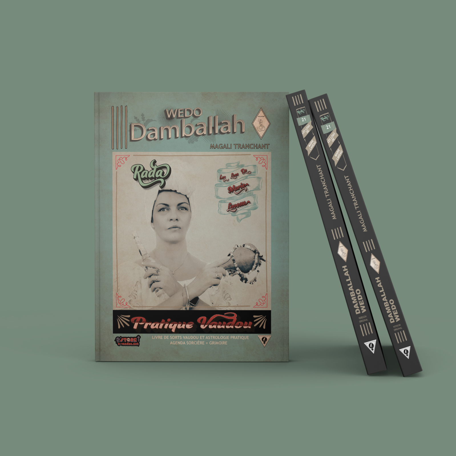 les loas de marie laveau damballah-wedo-magali-tranchant-face-et-tranche